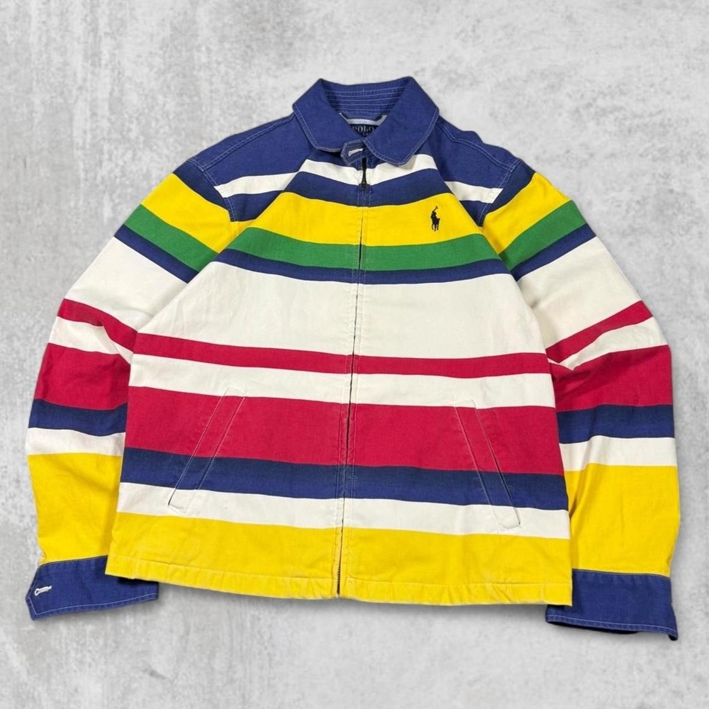 Polo Ralph Lauren CP-93 Regatta Sailing Bayport Striped jacket men's size S